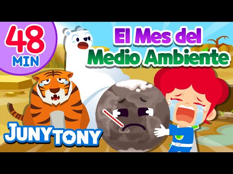Mes del Medio Ambiente | La Tierra se enferma, Protejamos a los Animales | JunyTony en español
