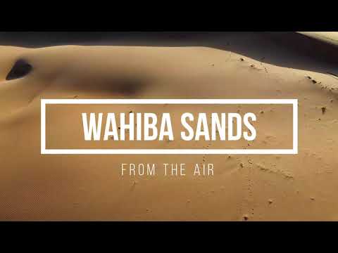 Wahiba Sands from the air