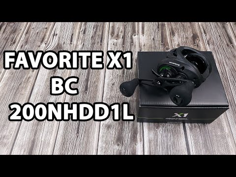  Котушка Favorite X1 BC 200NHDD1L (2025), підшип.11+1, швидкість: 6.4:1