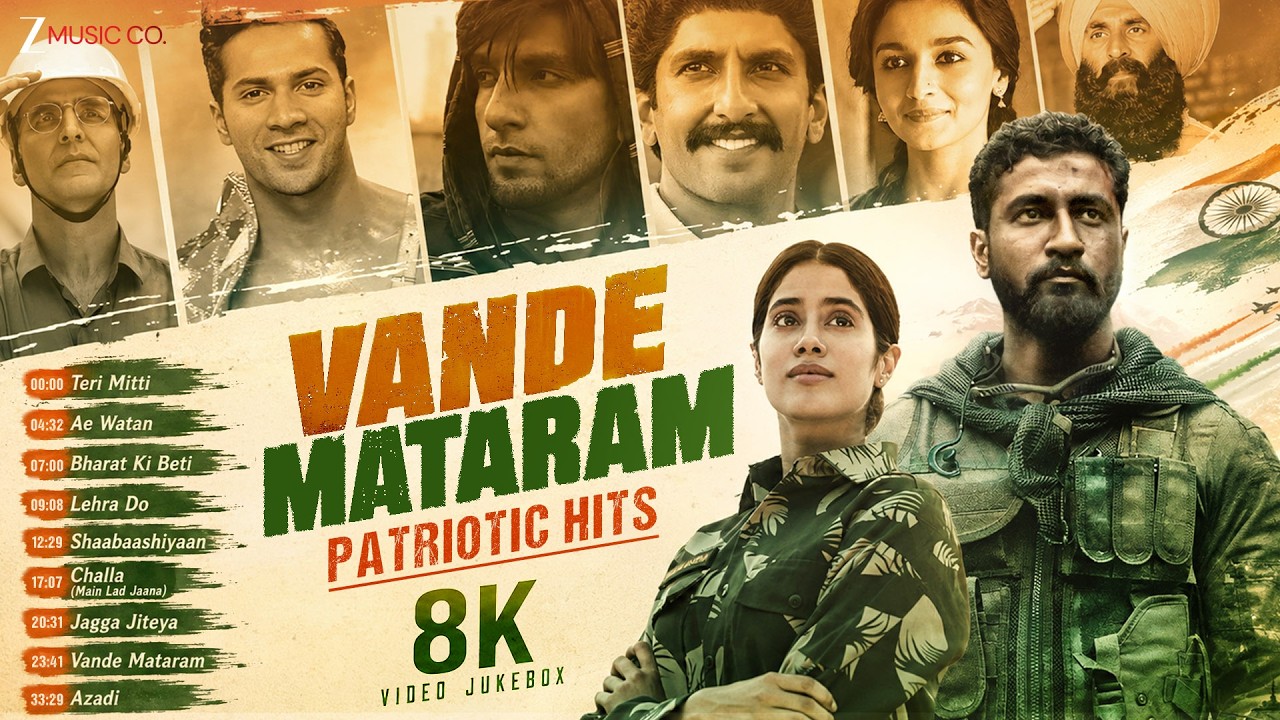 8K - Vande Mataram: Patriotic Hits 2026 🇮🇳 | Video Jukebox | Teri Mitti, Ae Watan, Lehra Do & More