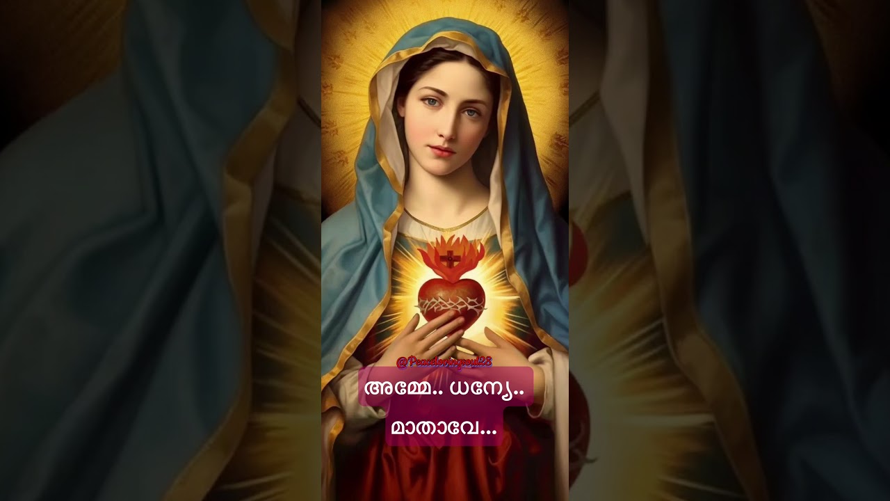 ✨അമ്മേ.. ധന്യേ.. മാതാവേ…✨