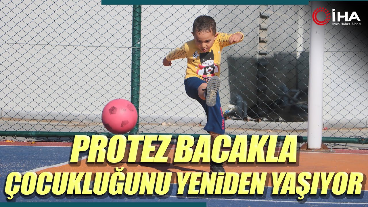 Depremzede Murat, Protez Bacakla Çocukluğunu Yeniden Yaşıyor