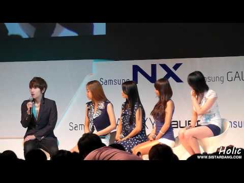 110630 삼성 모바일 스토리 콘서트 씨스타(Sistar) - Interview(with K.Will)