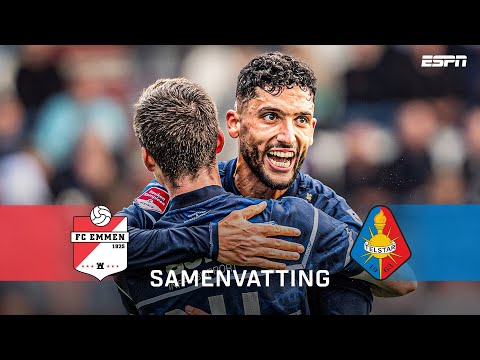 TYRESE NOSLIN GLIJDT DE BAL BINNEN VOOR TELSTAR | Samenvatting FC Emmen - Telstar