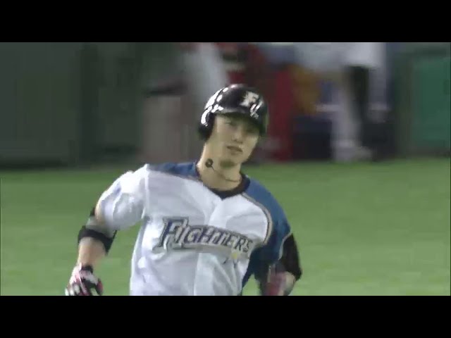 3回裏 ファイターズ西川 今季3号となる弾丸ソロHRで勝ち越し!!2014/4/23 F-H