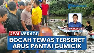 Berenang di Muara Sungai Pantai Gumicik, Bocah 11 Tahun Terseret Arus, Ditemukan Meninggal Dunia