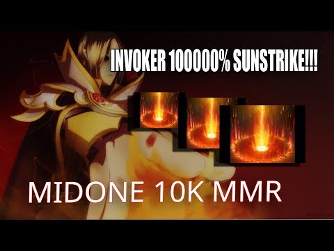 MidOne 10k MMR 10000% SUNSTRIKE - Invoker Dota 2 Highlights