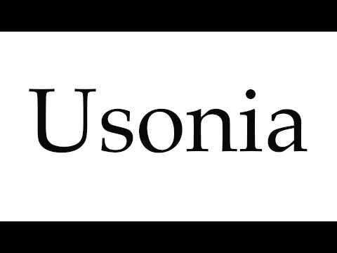 How to Pronounce Usonia
