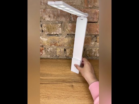 Лампа настольная аккумуляторная FL-2 6W DIM + USB белая на 10 часов работы от аккумулятора