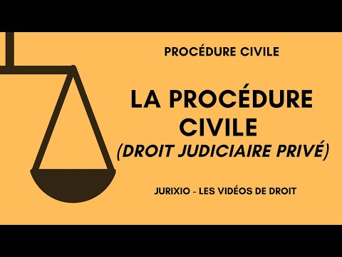 Civil procedure (presentation, advice, code of civil procedure, etc.) - Private judicial law