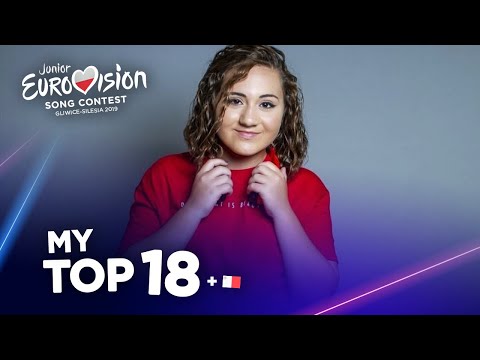 Junior Eurovision 2019 - Top 18 (So far)