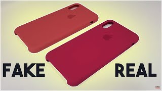 iPhone X Real VS Fake Silicone Case - How to tell