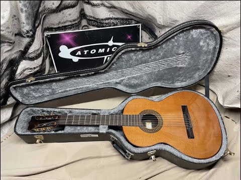 Kevin Mathers Concert Classical Acoustic Guitar - crack/hole in top - with Case 2006 image 26