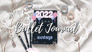 🌱 my 2022 bullet journal setup ✨ |  simple and dream themed  ☁