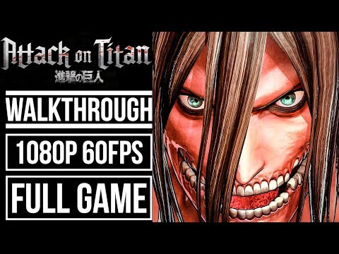 ATTACK ON TITAN WINGS OF FREEDOM Gameplay Walkthrough FULL GAME No Commentary [1080p 60fps]