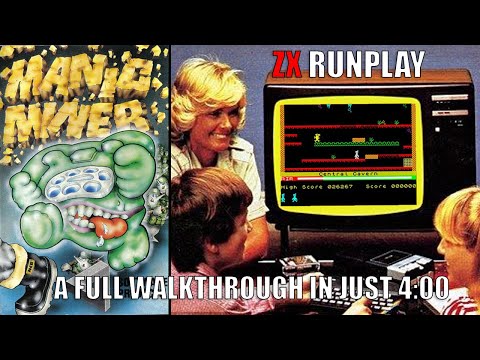 Manic Miner [1983] ZX Spectrum Runplay