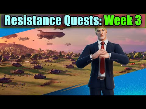 All Week 3 Resistance Quests/Challenges (Full Guide) // Resistance Quests Week 3