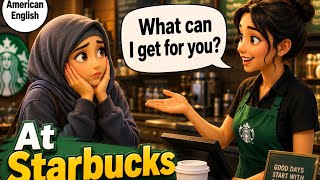 Starbucks Vocabulary & Conversation - Slow And Easy English Practice For Beginners 