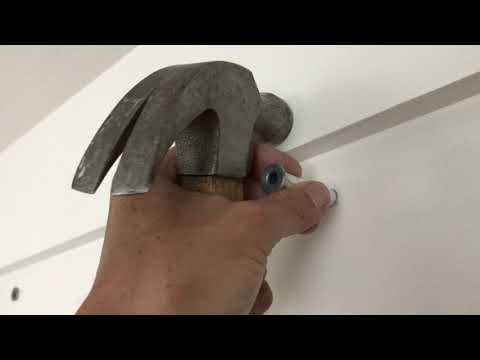 Elfa Closet System DIY - Part 1: Installing Drywall Anchors for the Top Rail