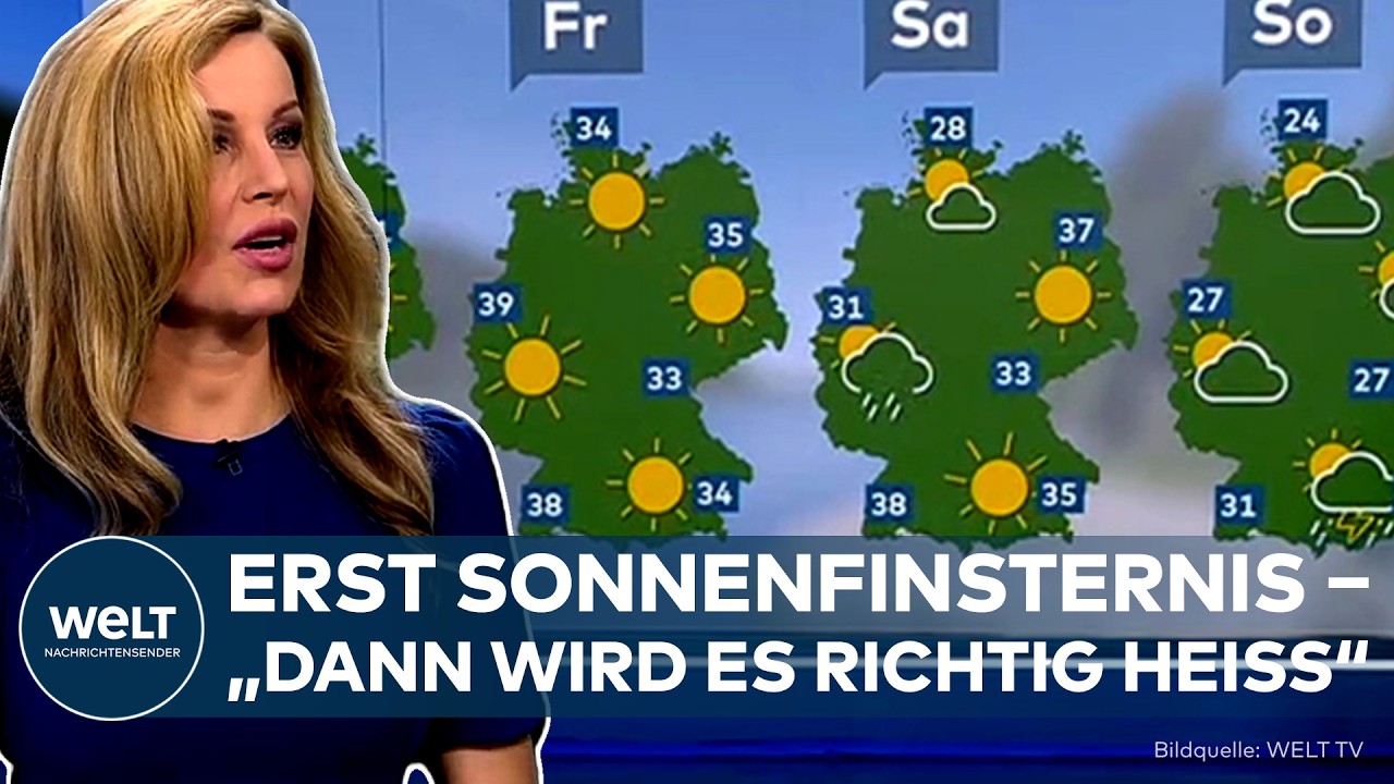 SONNENFINSTERNIS: Beste Sicht auf das Himmelsspektakel – danach rollt die Hitze wieder an