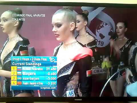 Bielorrusia (3 aros y 2 mazas)- Campeonato del mundo Bakú 2019