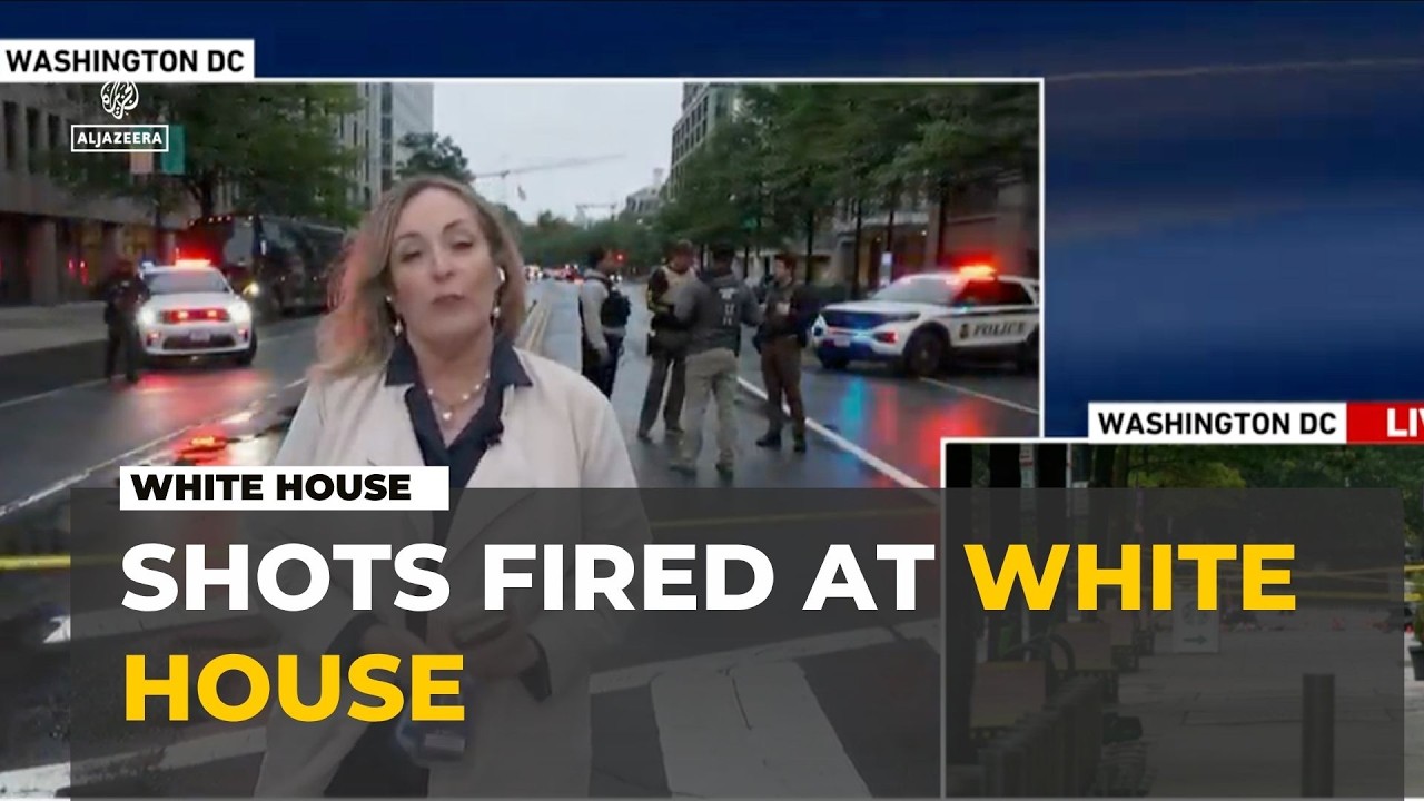 Suspect opens fire near White House, Secret Service responds