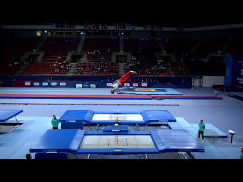 VOGEL Fabian (GER) M - 2022 Trampoline Worlds, Sofia (BUL) - Q Trampoline Exercise 2