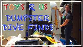 LAST VISIT TO TOYS R US! - CRAZY DUMPSTER DIVE FINDS!