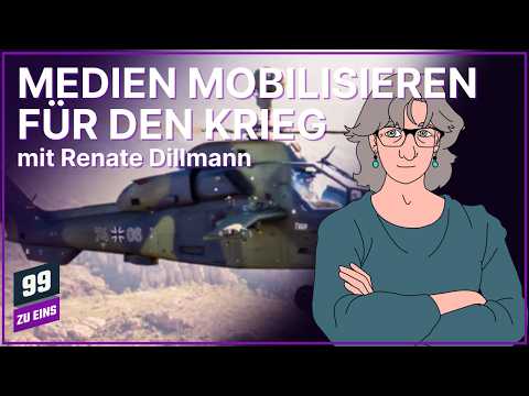 Medien mobilisieren für den Krieg mit Renate Dillmann - 99 ZU EINS Video-Thumbnail von YouTube