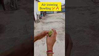 🏏 Tennis ball inswing grip😱🔥#cricket #tutorial#shorts#viral swing bowling tips
