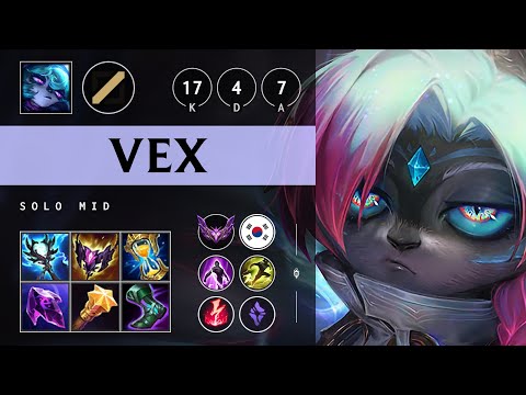 Vex Mid vs Syndra - KR Master Patch 25.19