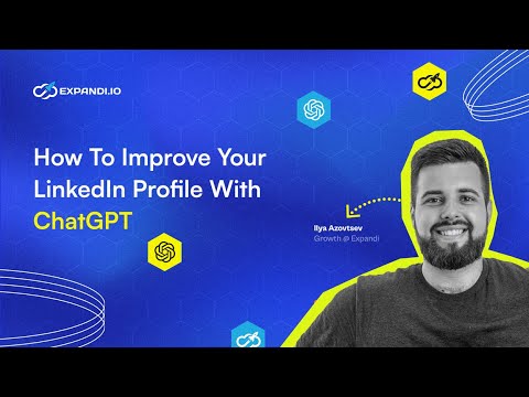 How to Use ChatGPT for Your LinkedIn Profile Analyze ... - YouTube