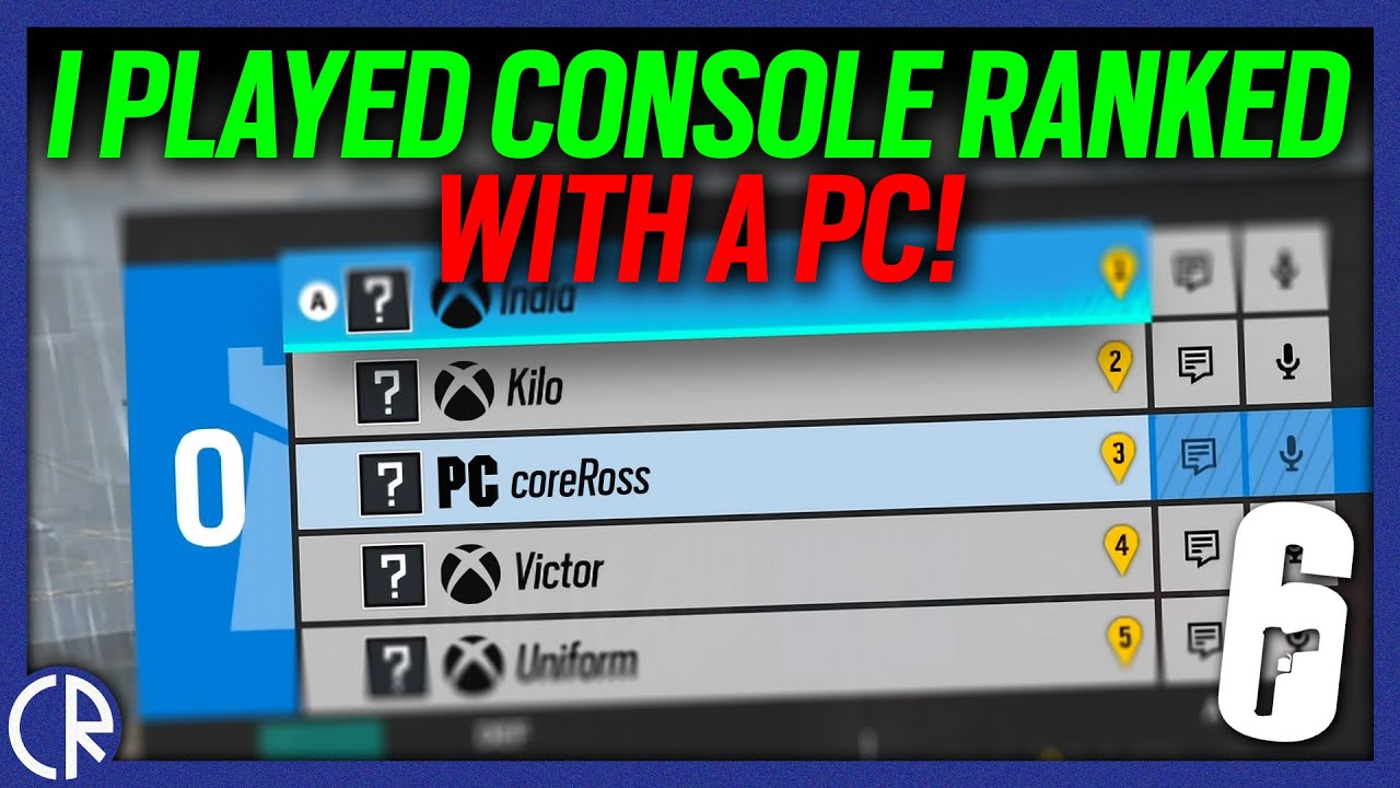 Playing Console Ranked on PC - 6News - Rainbow Six Siege - YouTube