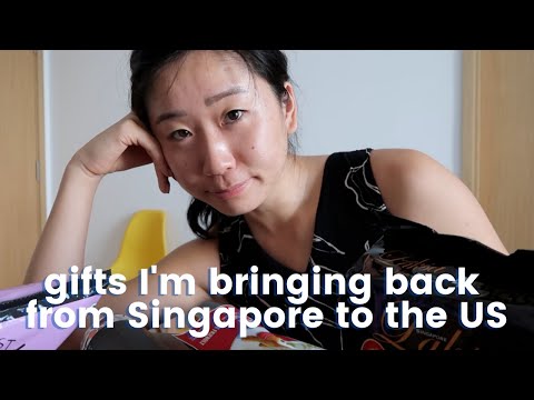gifts I'm bringing back from Singapore to San Francisco