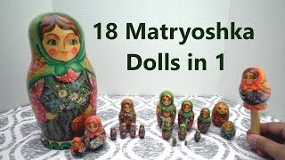 My Nesting Doll Collection #0001 – Russian Matryoshka Doll (19 Dolls Total)