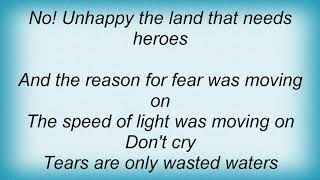 Simple Minds - 20Th Century Promised Land Lyrics