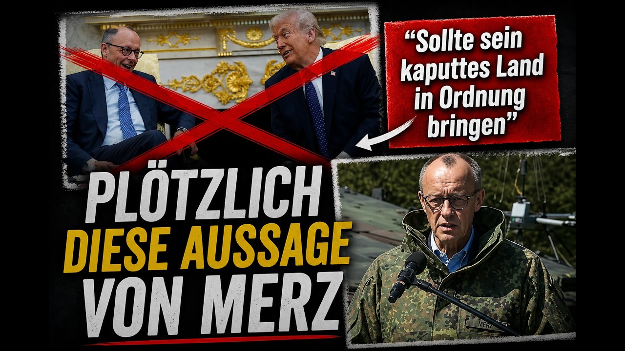 Wer hat hier Druck gemacht? | Plötzlich steht Merz vor der Bundeswehr!