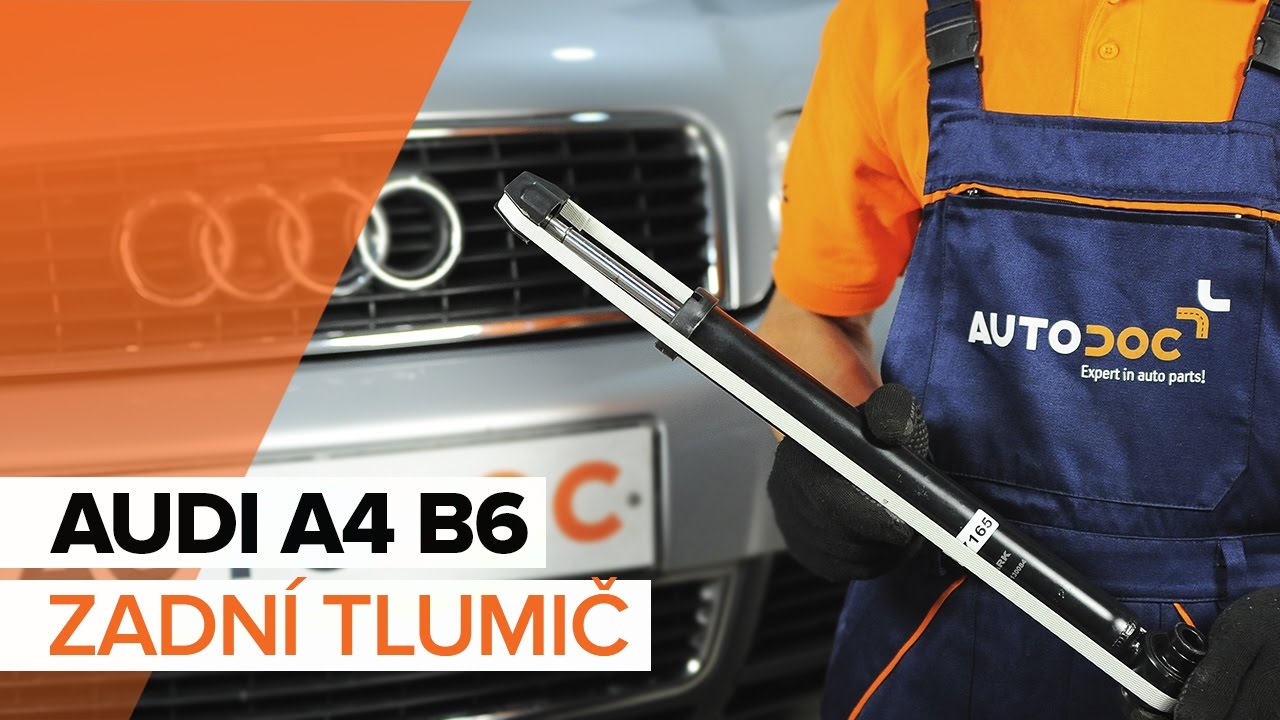 Jak vyměnit zadní tlumiče pérování na Audi A4 B6 – návod k výměně