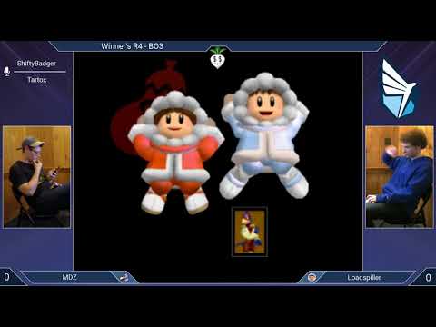 MMOM185 SSBM - MattDotZeb (Falco) vs. Loadspiller (Ice Climbers) - Melee WR4