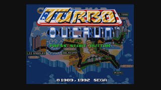 Turbo Outrun / Sega Megadrive / Genesis