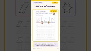 Kindergarten Math Worksheets: Shape Tracing Heroes