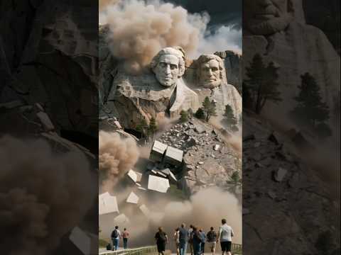 ⛰️ Colossal Earthquake Shatters Mount Rushmore | Apocalyptic Destruction 🇺🇸