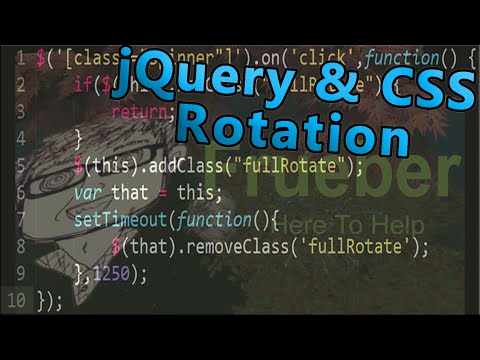 Coding For The Web Jquery Css Rotation