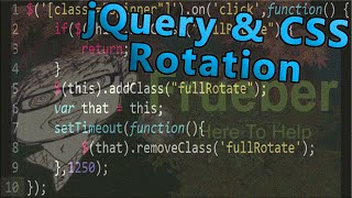Coding For The Web | jQuery & CSS Rotation