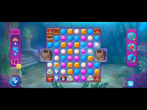 Fishdom Super Hard Level 11507 (with full seashell) @choraelmin