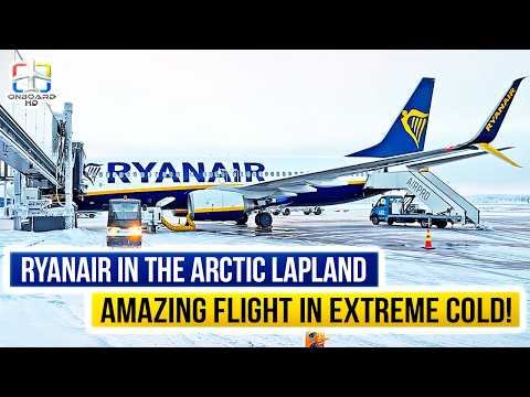 TRIP REPORT | First Time in Rovaniemi! | Rovaniemi to London | RYANAIR Boeing 737