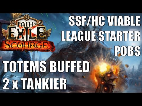 [Path of Exile 3.16] All Totems BUFFED + Scourge Totem League Starter PoBs - SSF/HC Viable