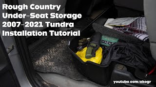 Rough Country Under-Seat Storage Bin Tutorial | AKOGR