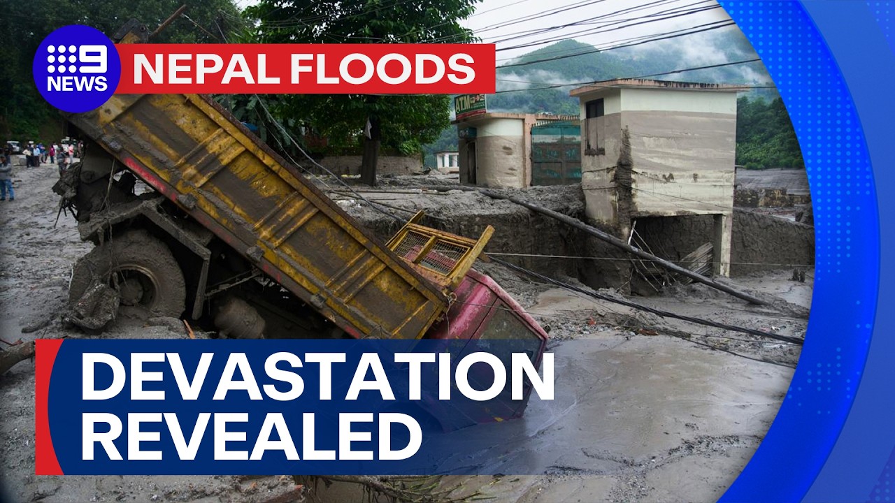 Nepal flood: Scale of the crisis exposed | 9 News Australia