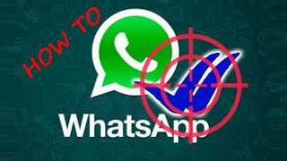How to prevent the double blue ticks in WhatsApp!